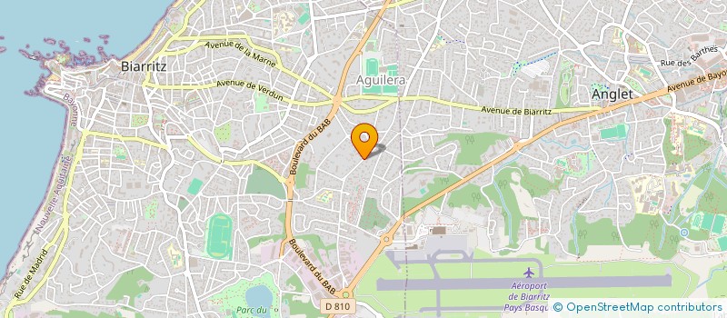 localisation de l'entreprise PERF4M à BIARRITZ