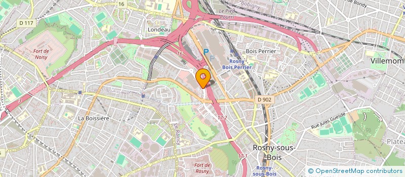 localisation de l'entreprise PERFACADEMY  ROSNY-SOUS-BOIS