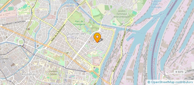 localisation de l'entreprise PERFACTION à STRASBOURG