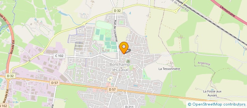 localisation de l'entreprise PERFALLIANCE  BONCHAMP-LES-LAVAL