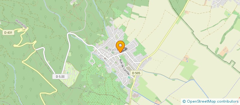 localisation de l'entreprise PERFAVENIR  WATTWILLER