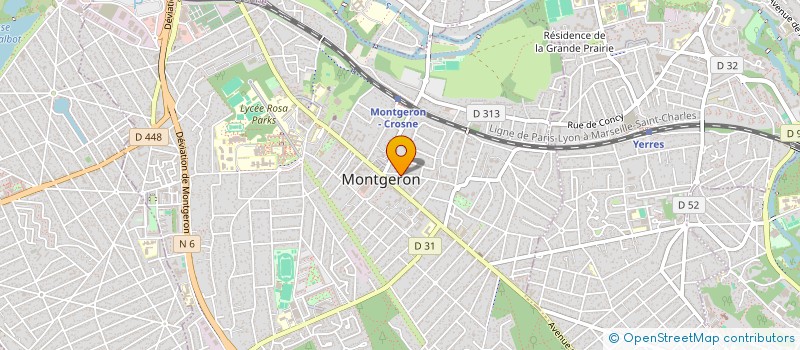 localisation de l'entreprise PERFEC AC  MONTGERON