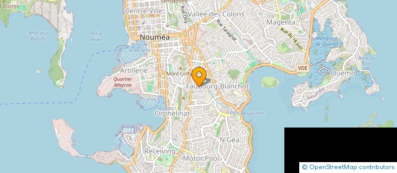 localisation de l'entreprise PERFECO à NOUMEA