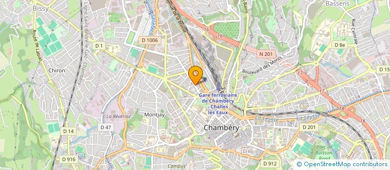 localisation de l'entreprise PERFECT 2000 à CHAMBERY