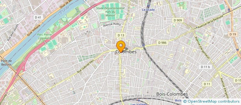localisation de l'entreprise PERFECT  COLOMBES