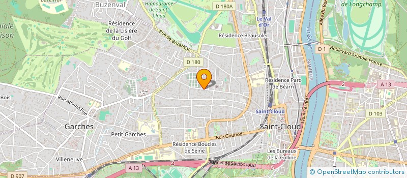 localisation de l'entreprise PERFECT ATELIERS à SAINT-CLOUD