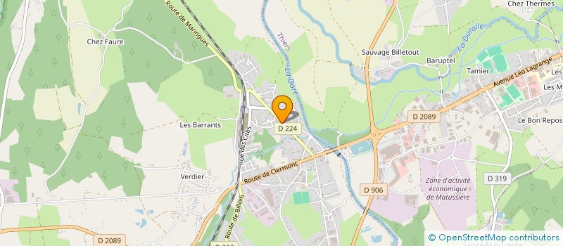 localisation de l'entreprise PERFECT AUTO à PESCHADOIRES