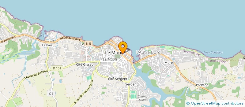 localisation de l'entreprise PERFECT AUTO à LE MOULE