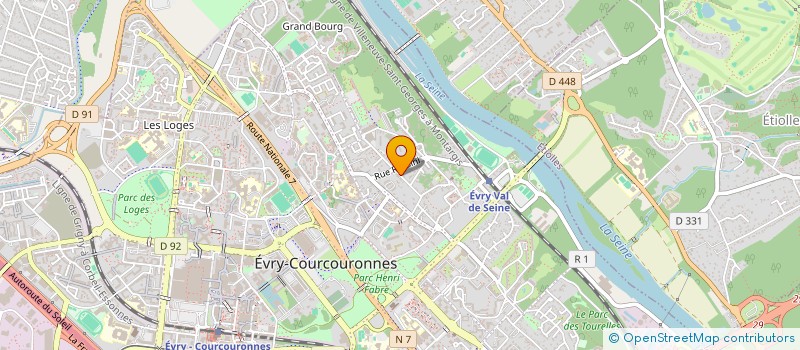localisation de l'entreprise PERFECT AVENIR à EVRY-COURCOURONNES