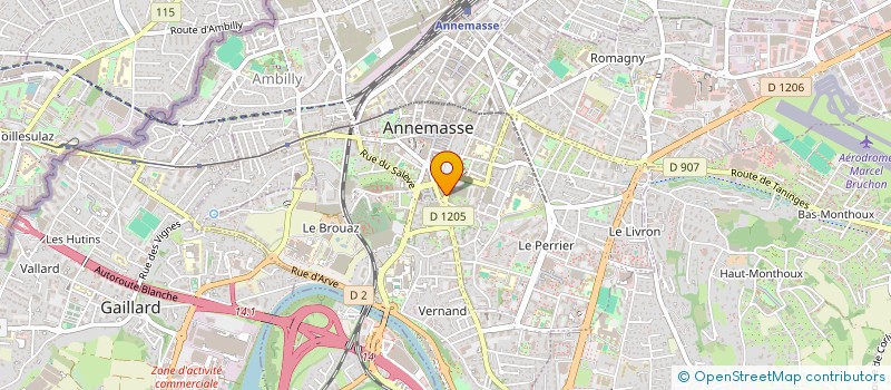 localisation de l'entreprise PERFECT BEAUTY à ANNEMASSE