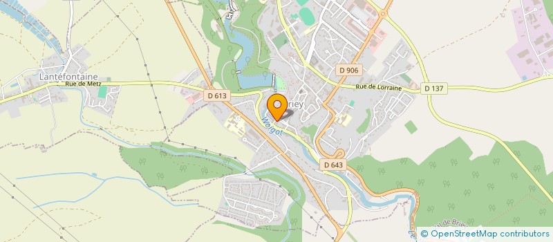 localisation de l'entreprise PERFECT BODY  VAL DE BRIEY