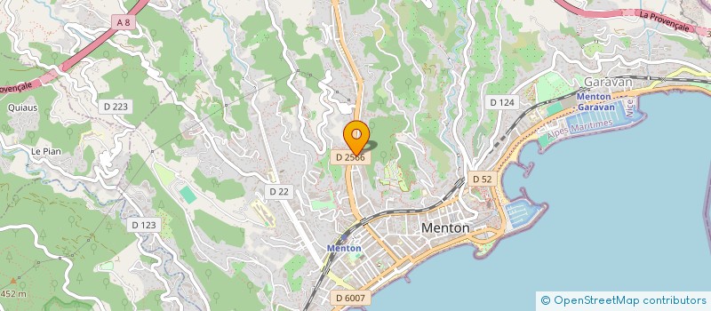 localisation de l'entreprise PERFECT CAR  MENTON