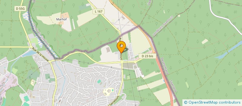 localisation de l'entreprise PERFECT COIFFURE à CREUTZWALD