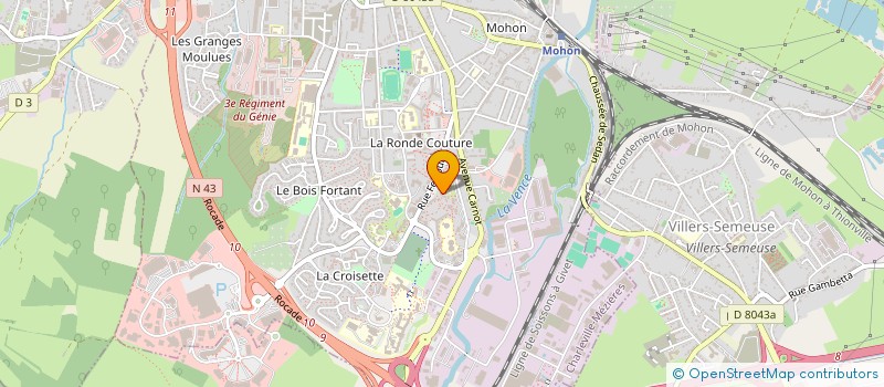 localisation de l'entreprise PERFECT ETANCHE à CHARLEVILLE-MEZIERES