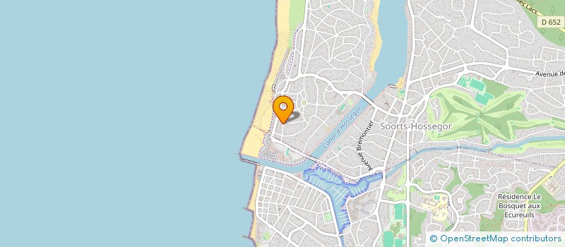 localisation de l'entreprise PERFECT EXPERIENCE  SOORTS-HOSSEGOR