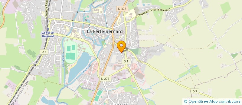 localisation de l'entreprise PERFECT'IN  LA FERTE-BERNARD