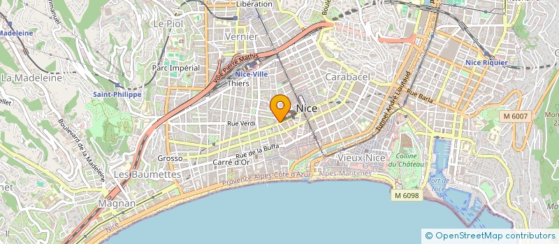 localisation de l'entreprise PERFECT INVEST CONSTRUCT à NICE