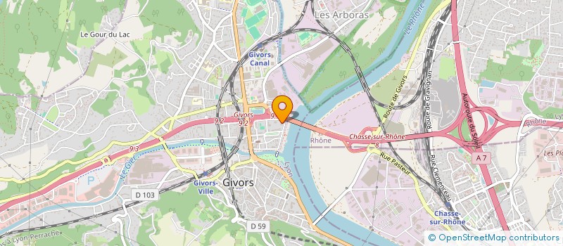 localisation de l'entreprise PERFECT MENUISERIE  GIVORS