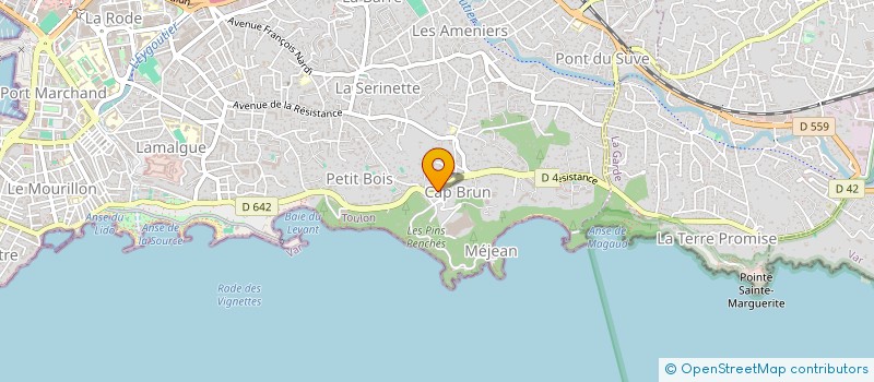 localisation de l'entreprise PERFECT RENTAL  TOULON