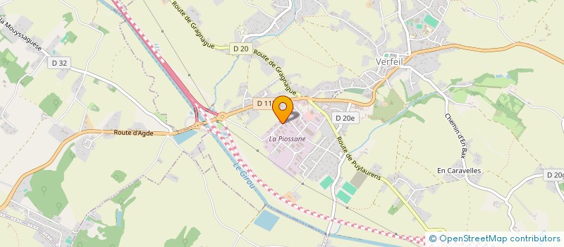 localisation de l'entreprise PERFECT SPORT ADDICT  VERFEIL