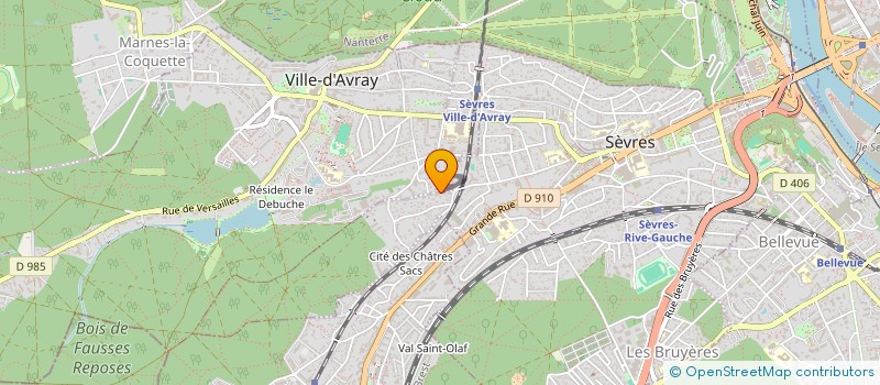 localisation de l'entreprise PERFECT WAYS à SEVRES