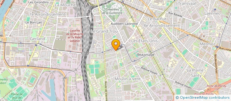 localisation de l'entreprise PERFECT WORK  VENISSIEUX