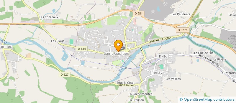 localisation de l'entreprise PERFECT WORLD à ARGENTON-SUR-CREUSE