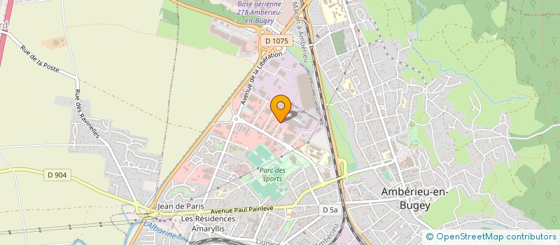 localisation de l'entreprise PERFECTADOM à AMBERIEU-EN-BUGEY