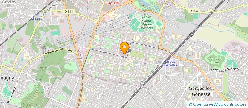 localisation de l'entreprise PERFECTION HAIR & BEAUTY  SARCELLES