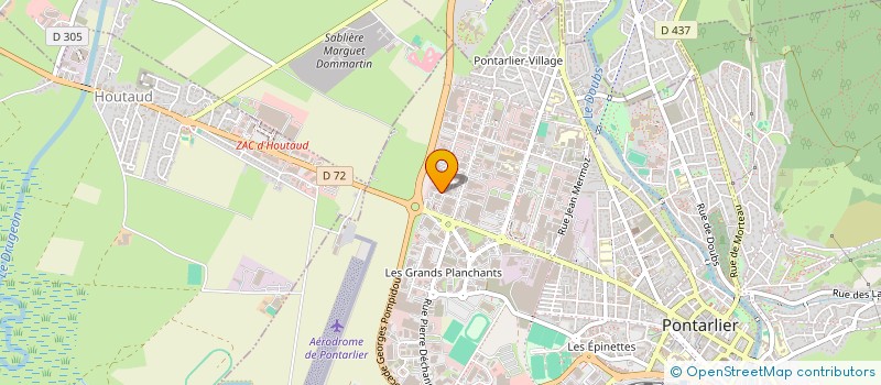 localisation de l'entreprise PERFECTO GRILL  PONTARLIER