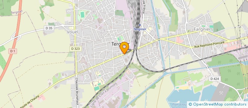 localisation de l'entreprise PERFECTO PIZZA à TERGNIER