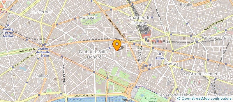 localisation de l'entreprise PERFECTSTAY.COM  PARIS 8
