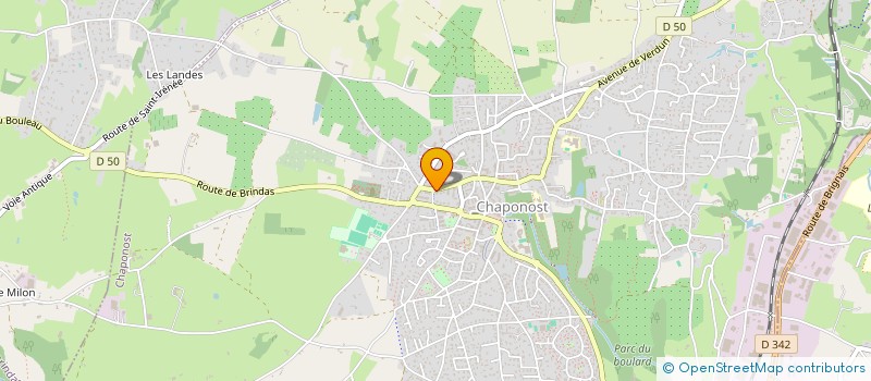 localisation de l'entreprise PERFENERGIES à CHAPONOST