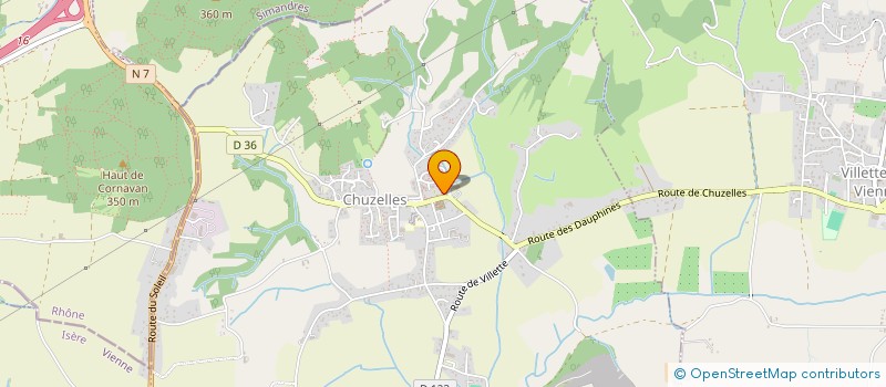 localisation de l'entreprise PERFENS  CHUZELLES