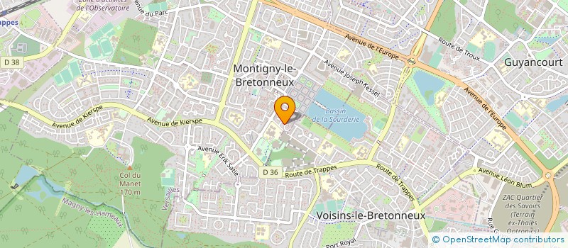 localisation de l'entreprise PERFICIUNGY SAS à MONTIGNY-LE-BRETONNEUX