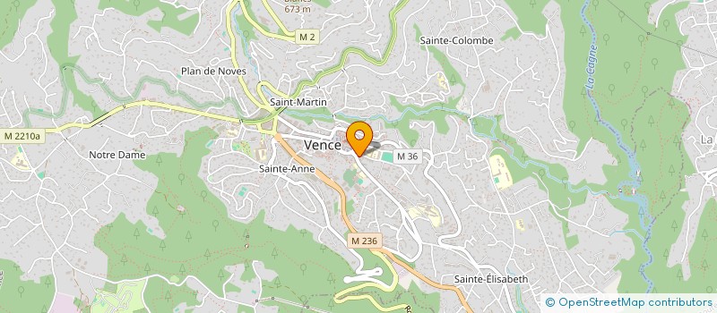 localisation de l'entreprise PERFILAGE TAPISSERIE D'ART  VENCE