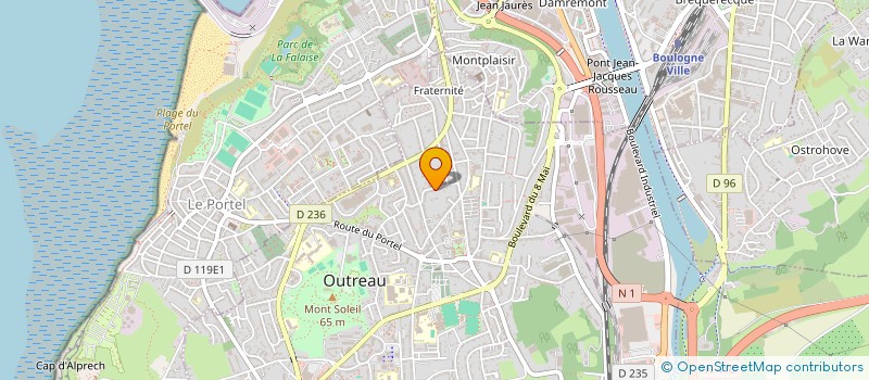 localisation de l'entreprise PERFIS  OUTREAU