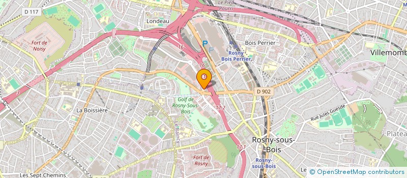 localisation de l'entreprise PERFIXIA ROSNY à ROSNY-SOUS-BOIS