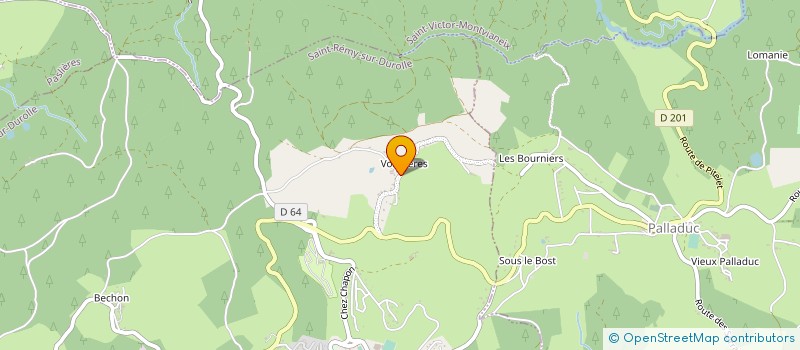 localisation de l'entreprise PERFO  SAINT-REMY-SUR-DUROLLE