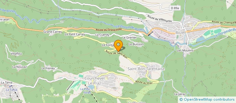 localisation de l'entreprise PERFO CONSEIL à COURCHEVEL
