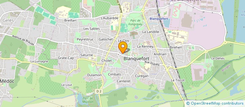 localisation de l'entreprise PERFO SANTE  BLANQUEFORT