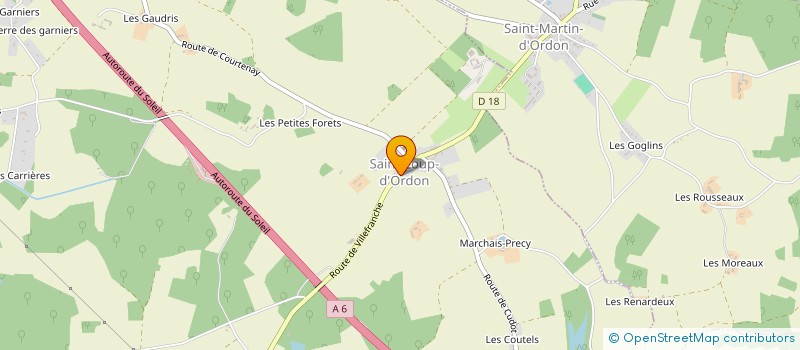 localisation de l'entreprise PERFO SCAN 89  SAINT-LOUP-D'ORDON