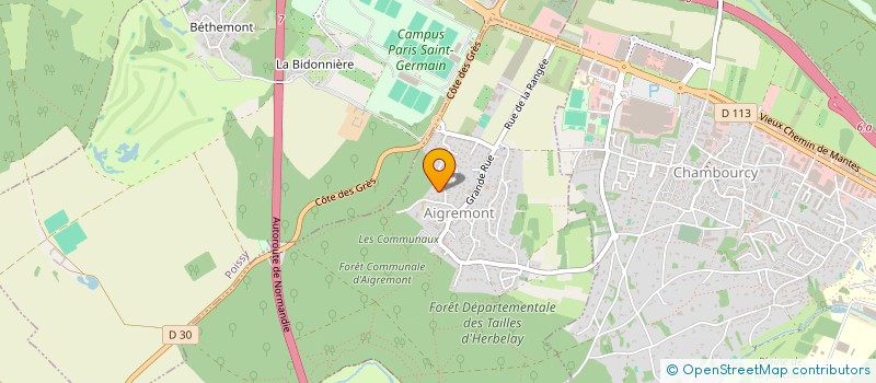 localisation de l'entreprise PERFODEV  AIGREMONT