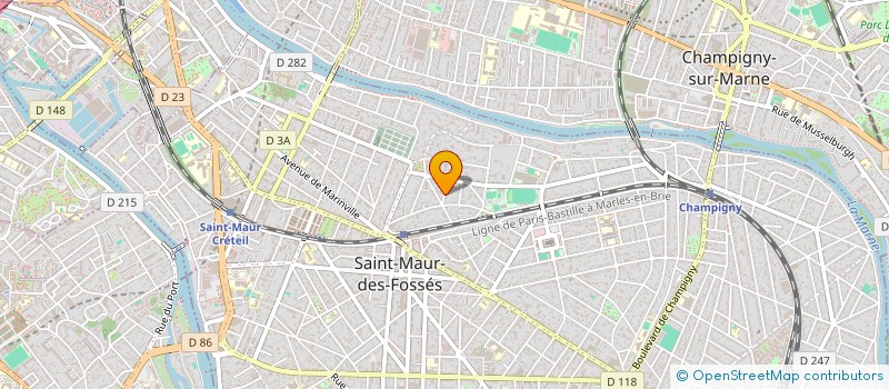 localisation de l'entreprise PERFOMANCIA à SAINT-MAUR-DES-FOSSES