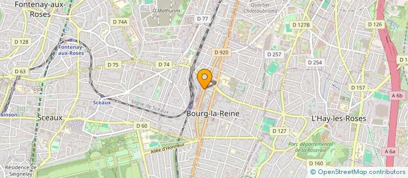 localisation de l'entreprise PERFOPAY à BOURG-LA-REINE