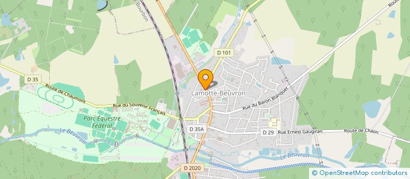 localisation de l'entreprise PERFOR MECA à LAMOTTE-BEUVRON