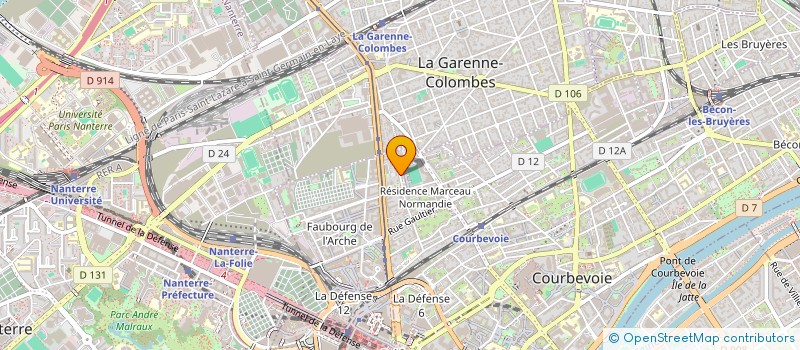 localisation de l'entreprise PERFORM à COURBEVOIE