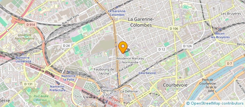 localisation de l'entreprise PERFORM à COURBEVOIE