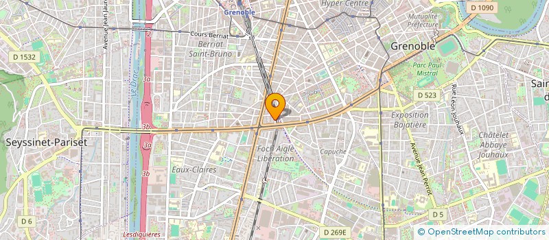 localisation de l'entreprise PERFORM'ALPES TRAINING  GRENOBLE