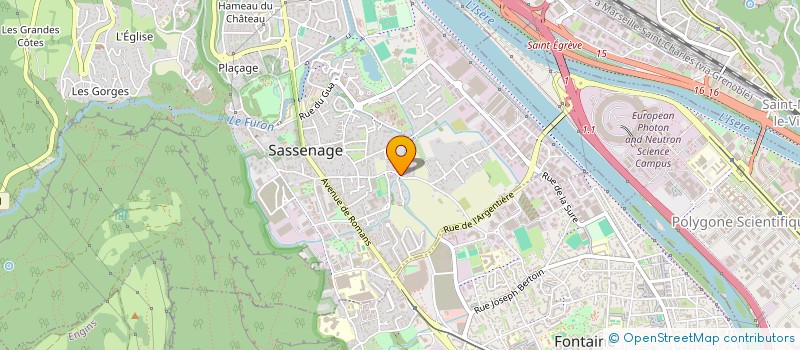 localisation de l'entreprise PERFORM'BUDGET à SASSENAGE